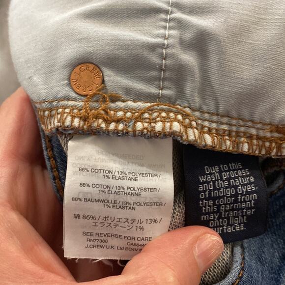 J. Crew medium wash Skinny Jegging jeans with great stretch Size 25 Petite - Picture 8 of 8